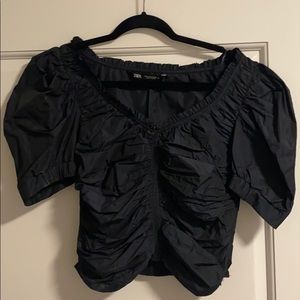 New Zara ruched top